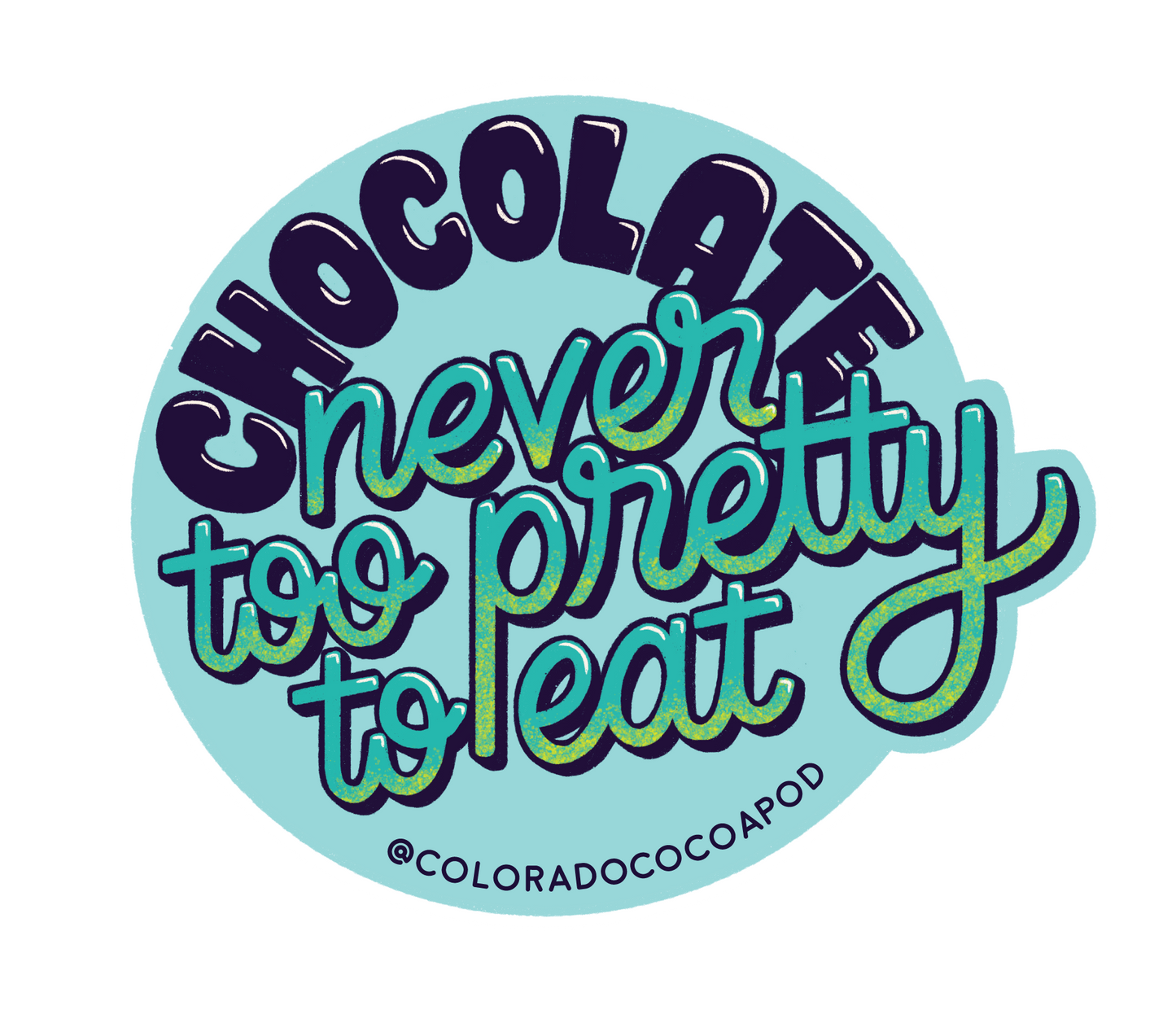 COLORADO COCOA POD STICKER