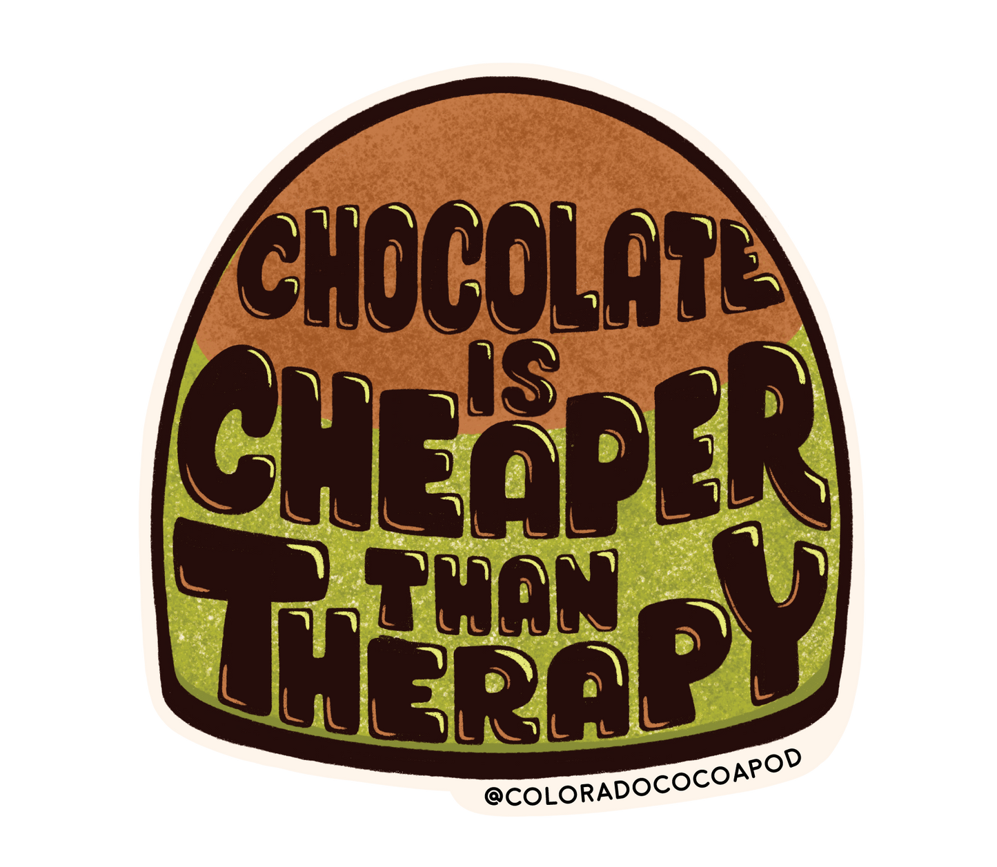 COLORADO COCOA POD STICKER
