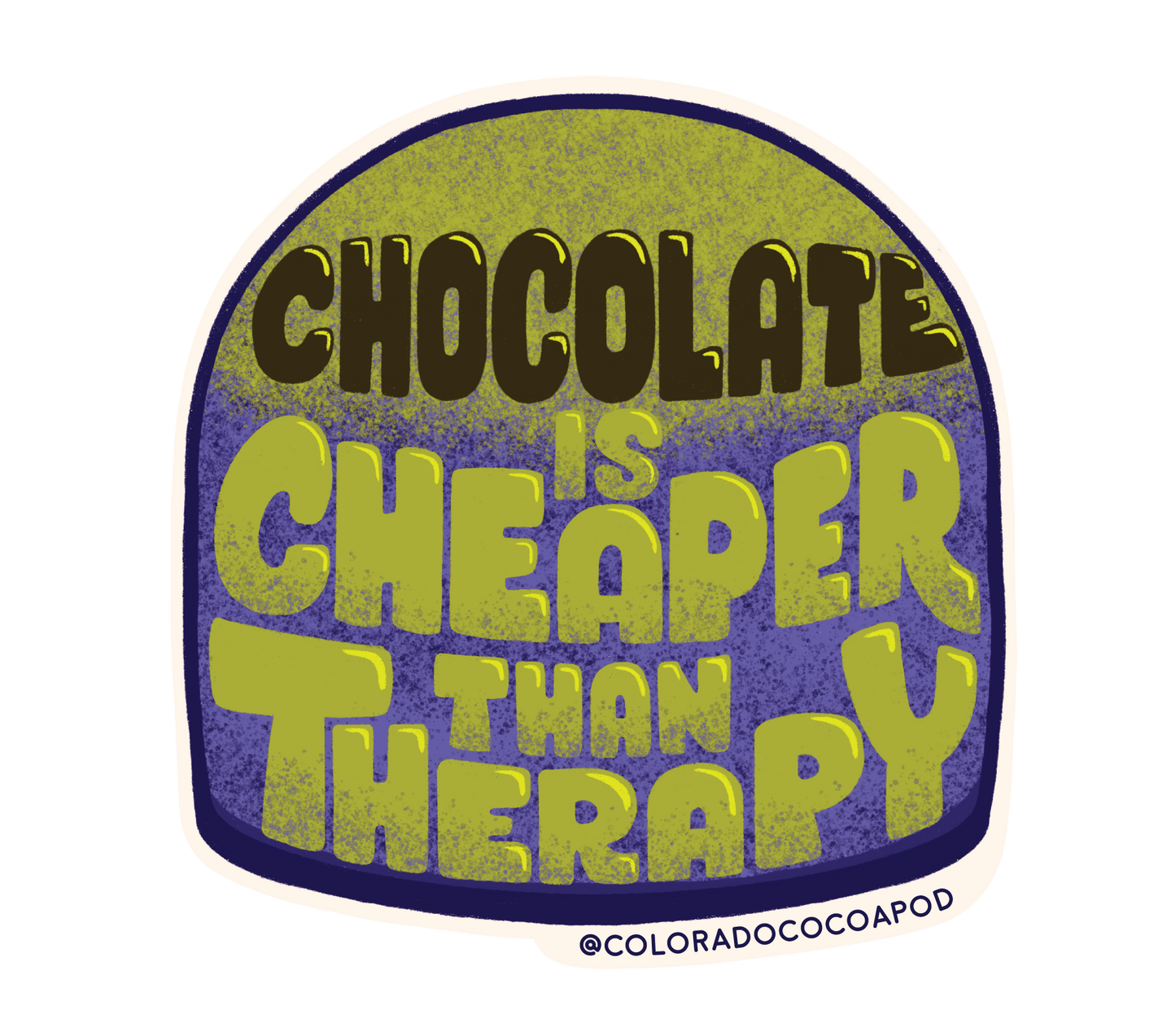 COLORADO COCOA POD STICKER
