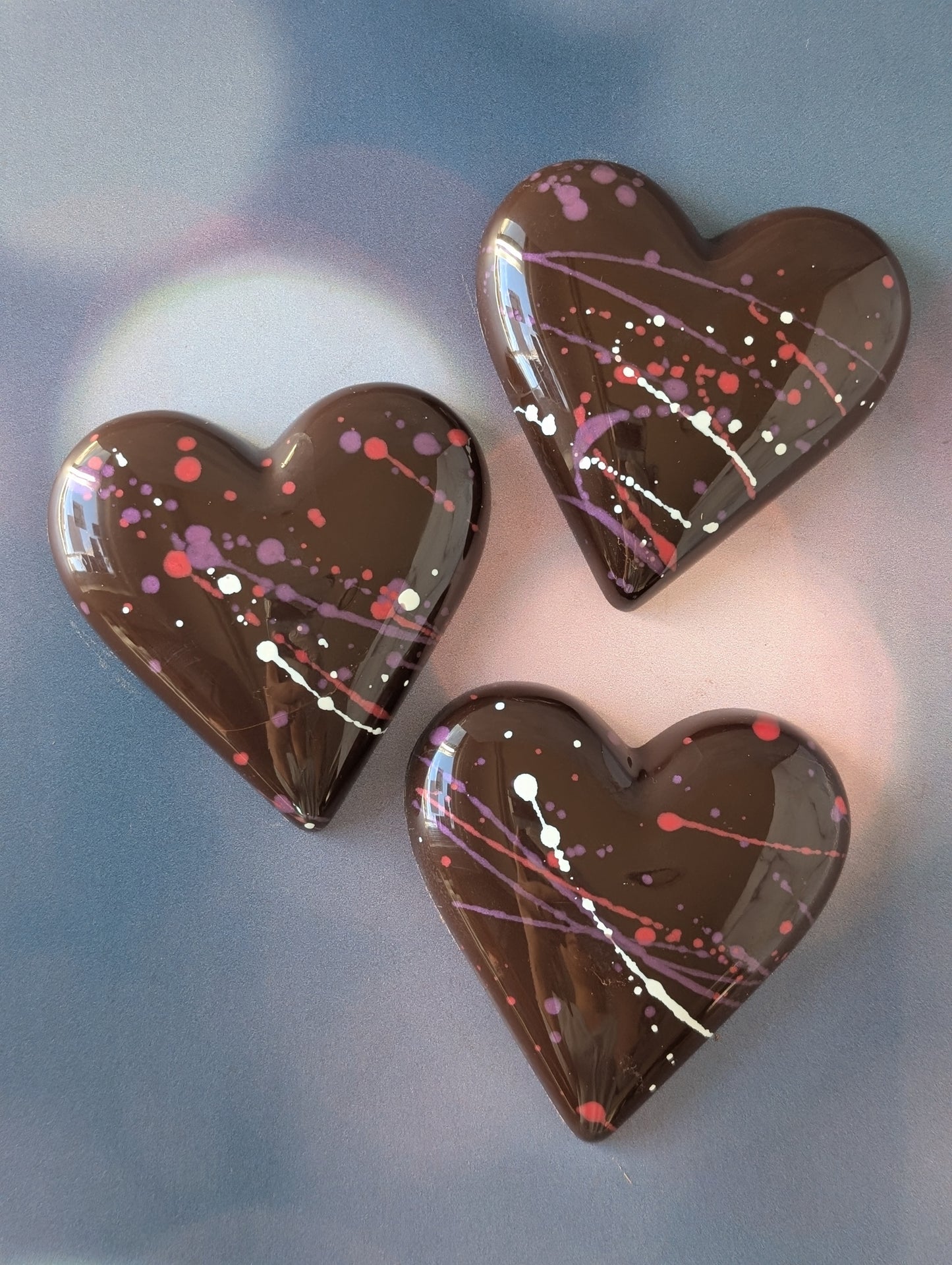 LARGE FILLED HEARTS