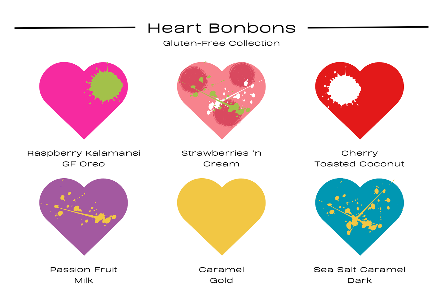 HEART BONBON BOXES